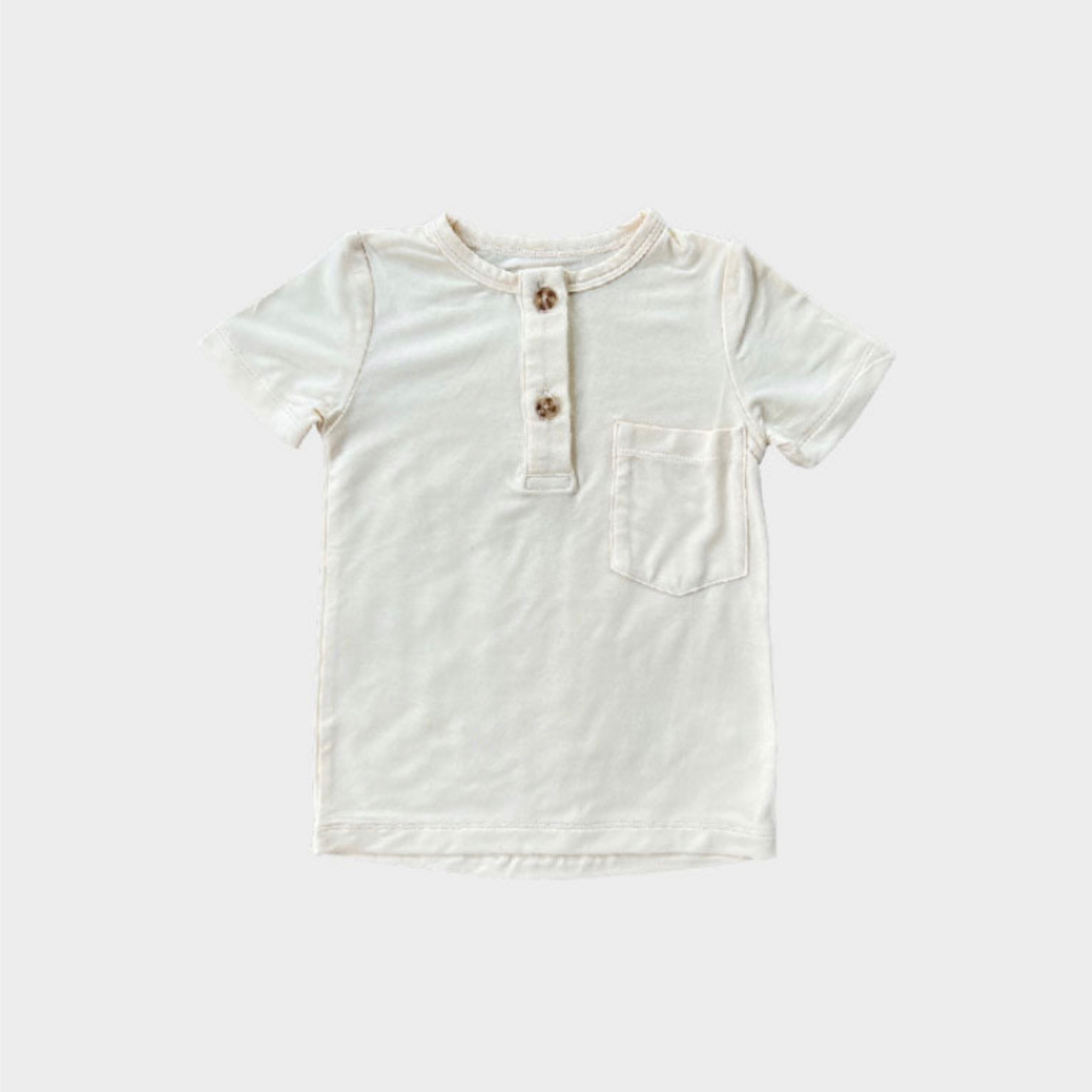 Short Sleeve Henley Top