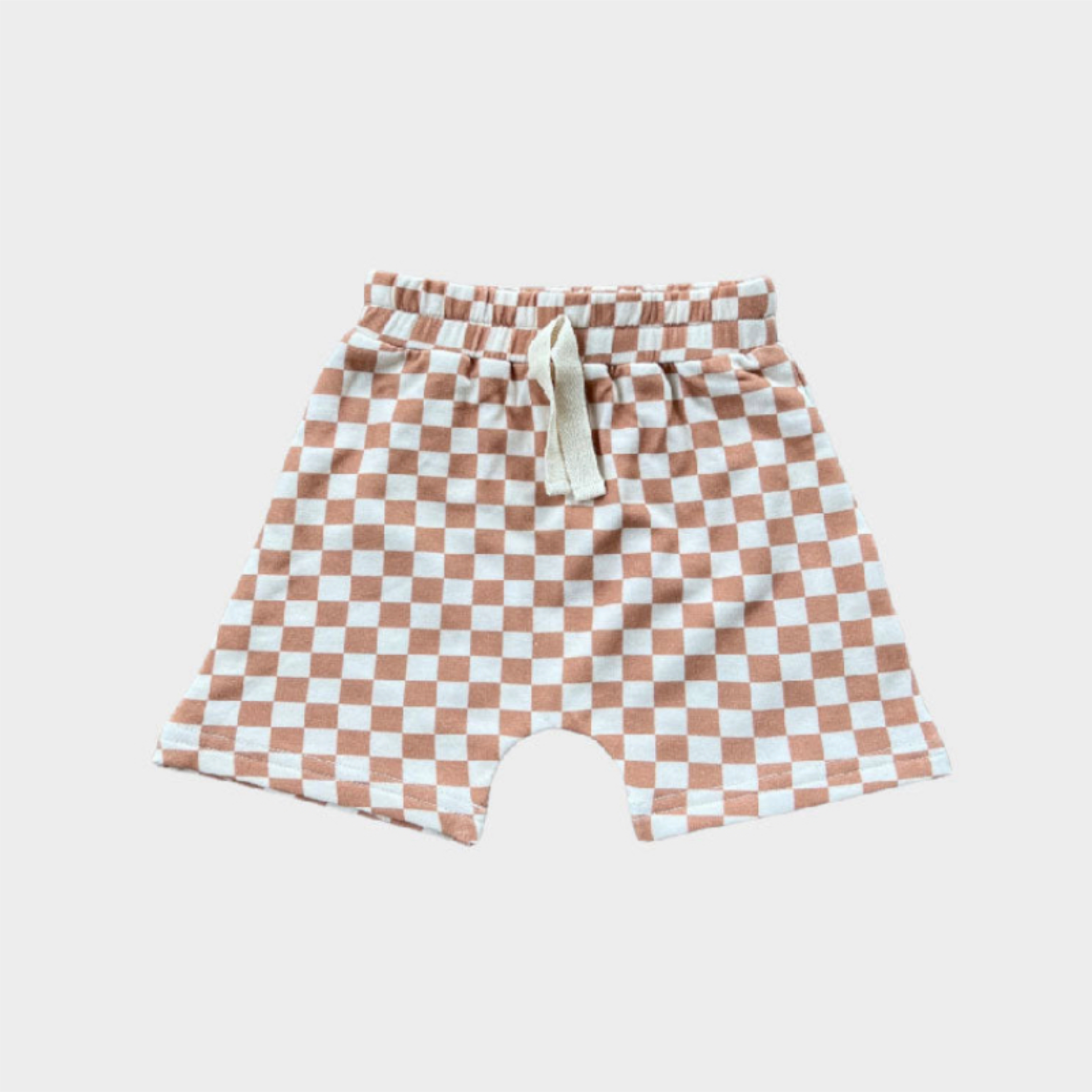 Checkered Harem Shorts