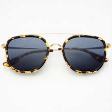 Load image into Gallery viewer, Weston Sunglasses - Yellow tortoise/gray
