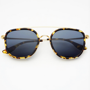 Weston Sunglasses - Yellow tortoise/gray