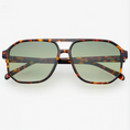 Load image into Gallery viewer, Billie Sunglasses - Tortoise/Green
