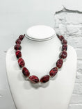 Load image into Gallery viewer, Big Reds Beaded Necklace

