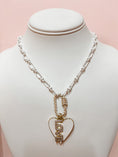 Load image into Gallery viewer, White Love Charm Necklace
