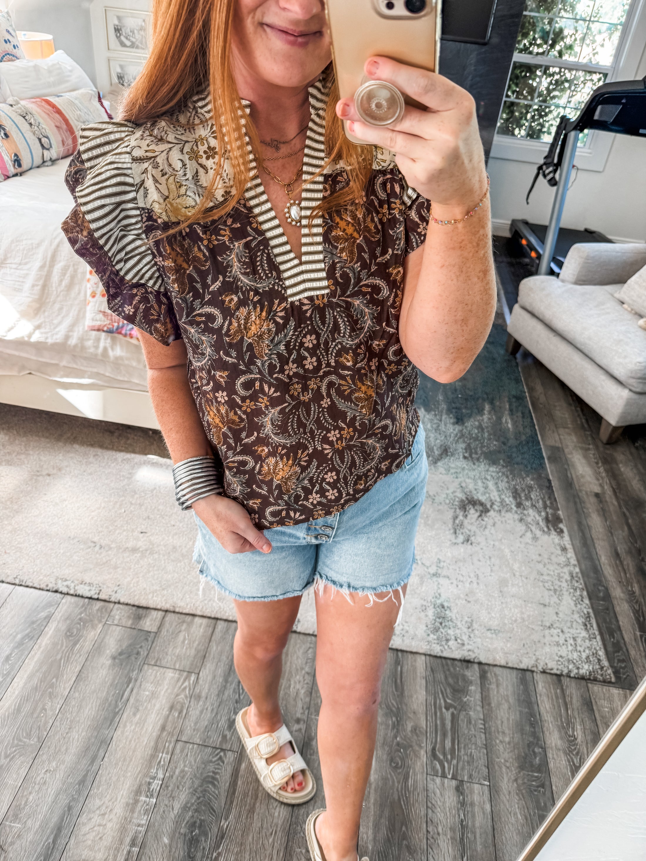 Janie Ruffle Top