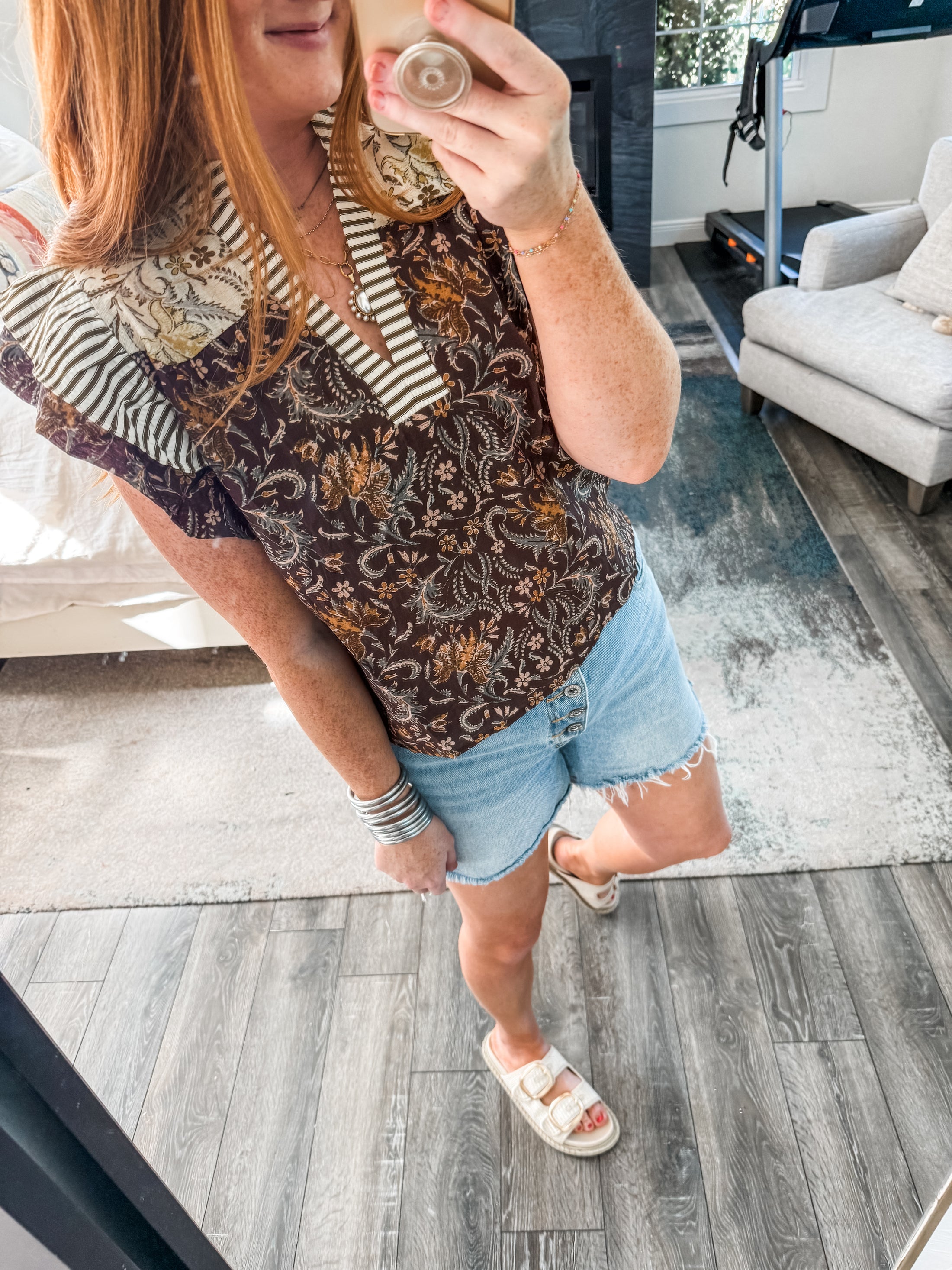 Janie Ruffle Top