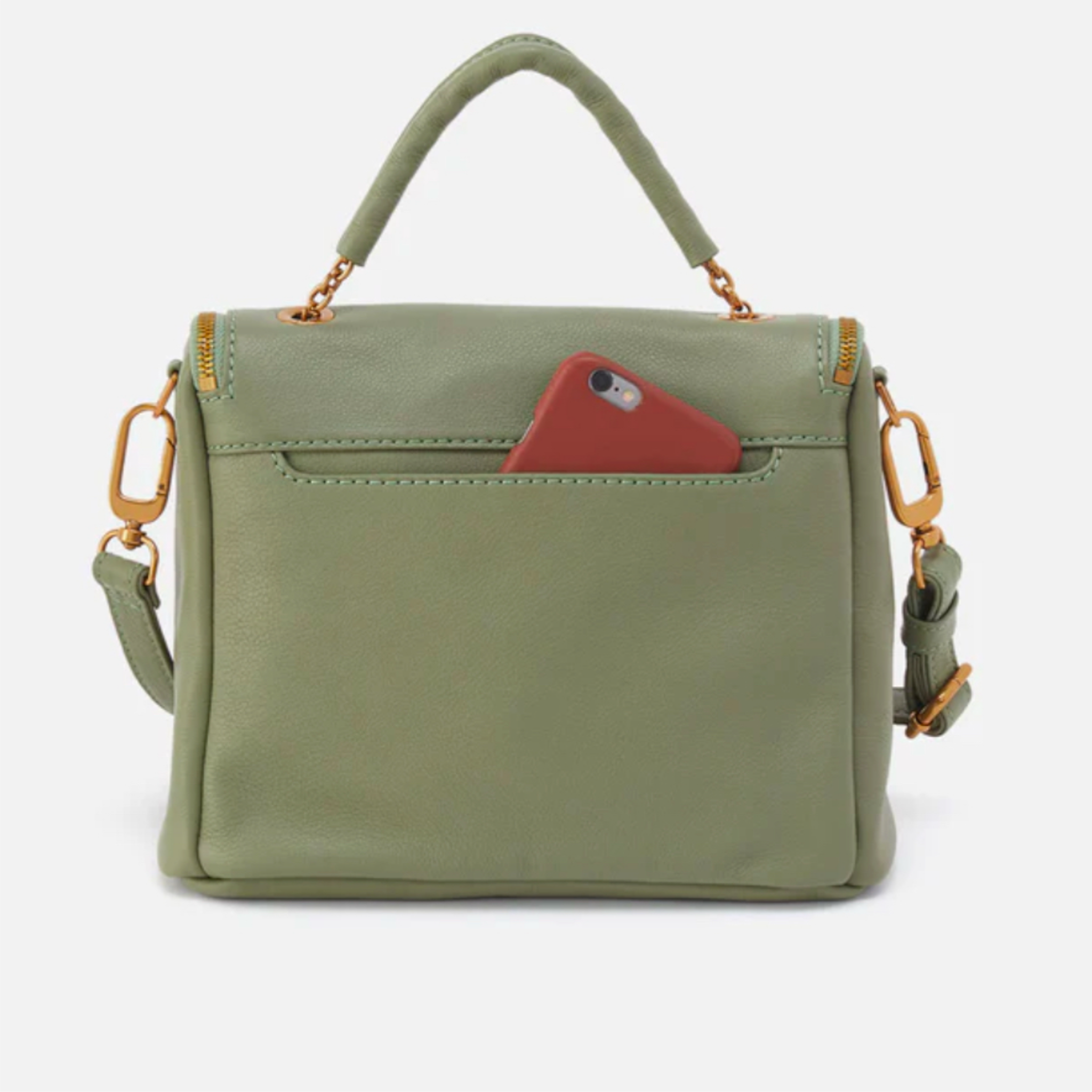 Hobo Fern Top Handle Satchel - Watercress