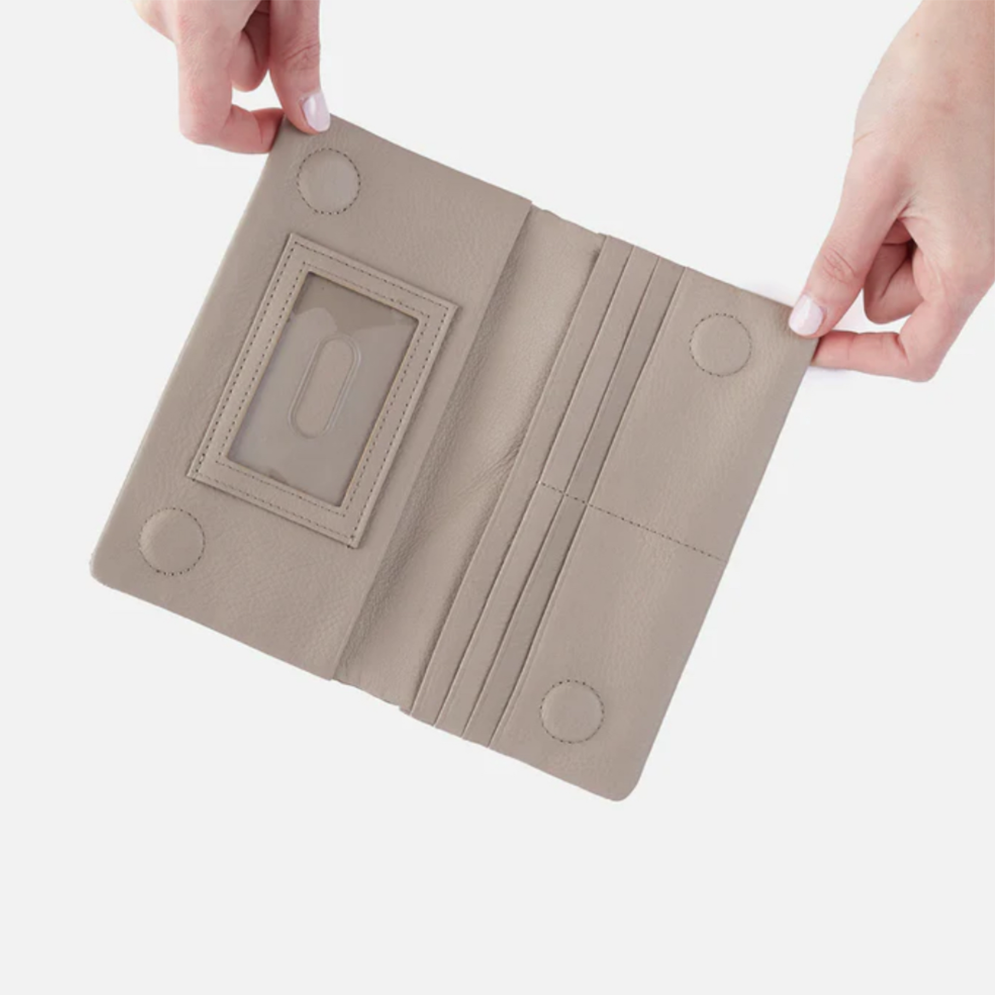 Hobo Lumen Continental Wallet - Taupe