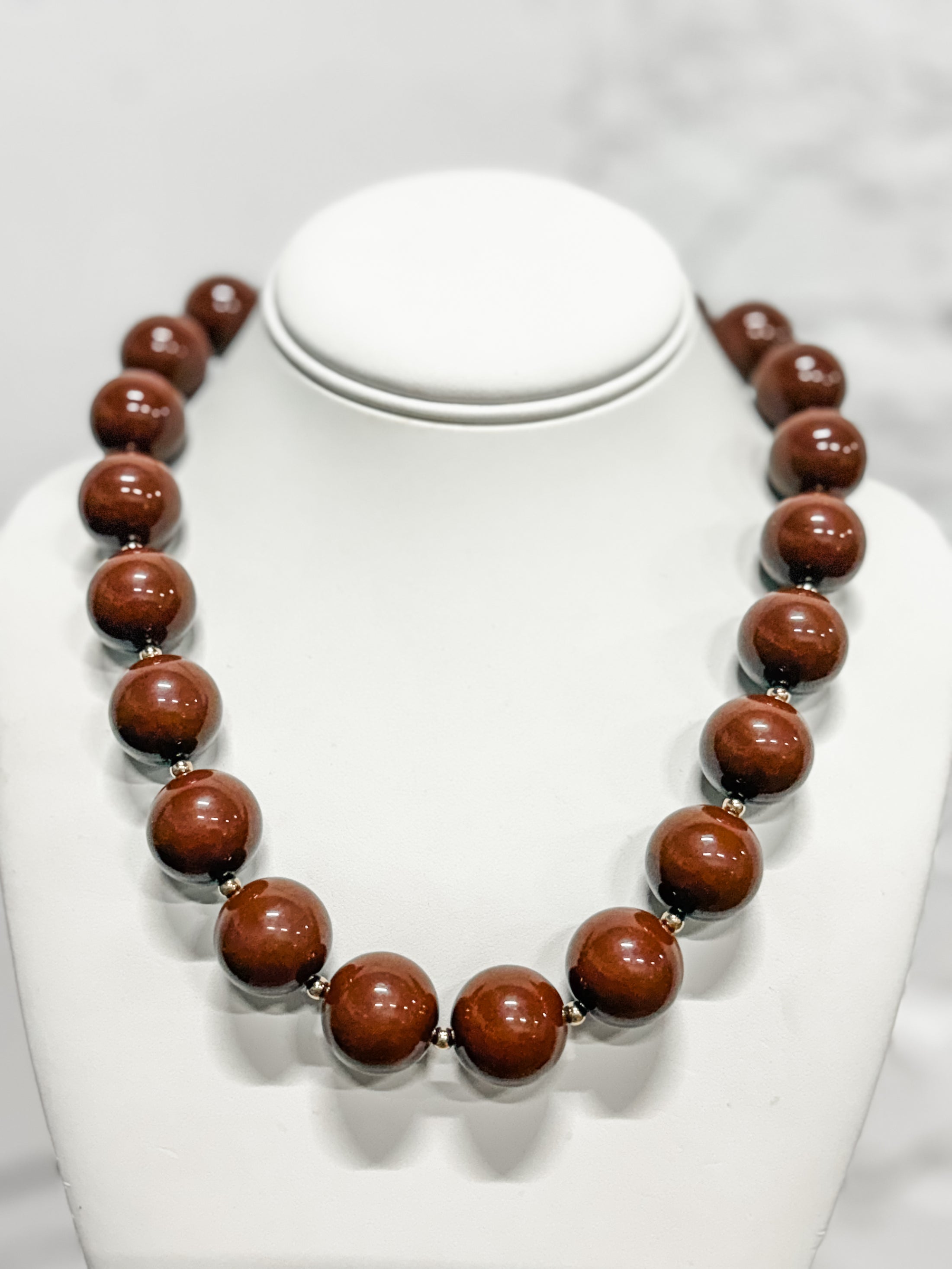 Elk Game Day Beaded Necklace