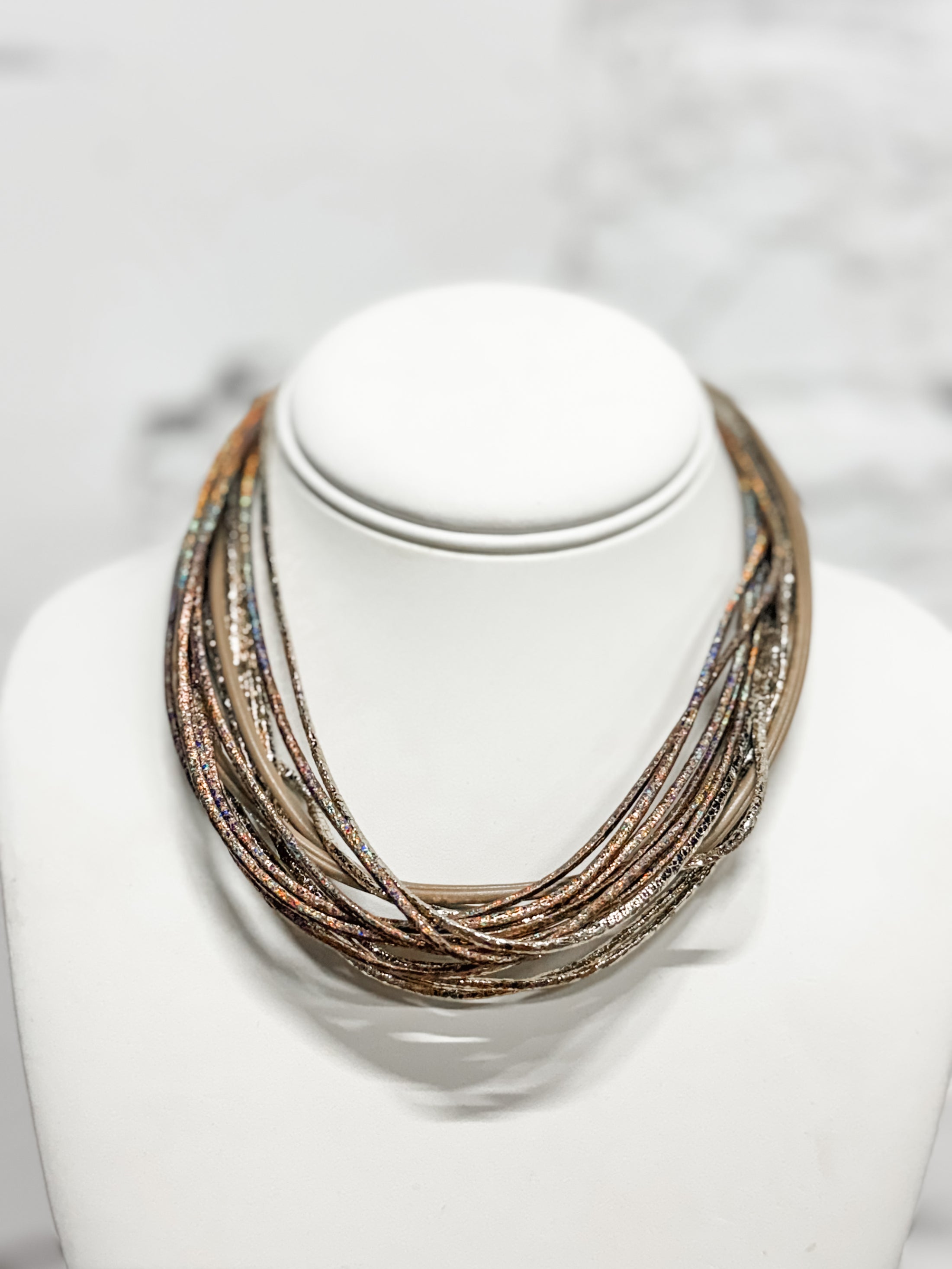 Leather Corded Necklace