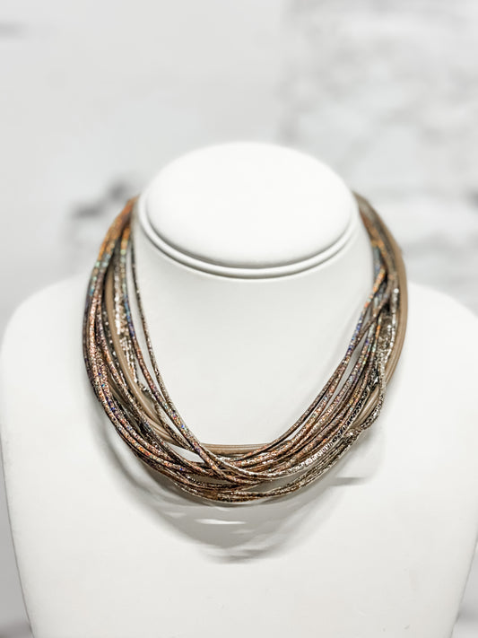 Leather Corded Necklace