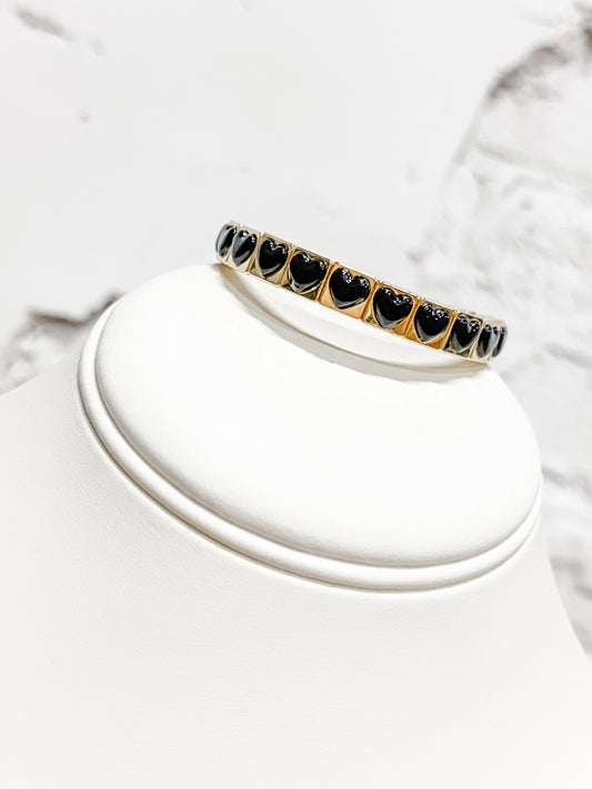 Hartley Bracelet - Black//Gold