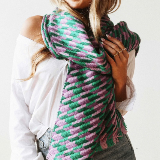 Cold Morning Scarf - green