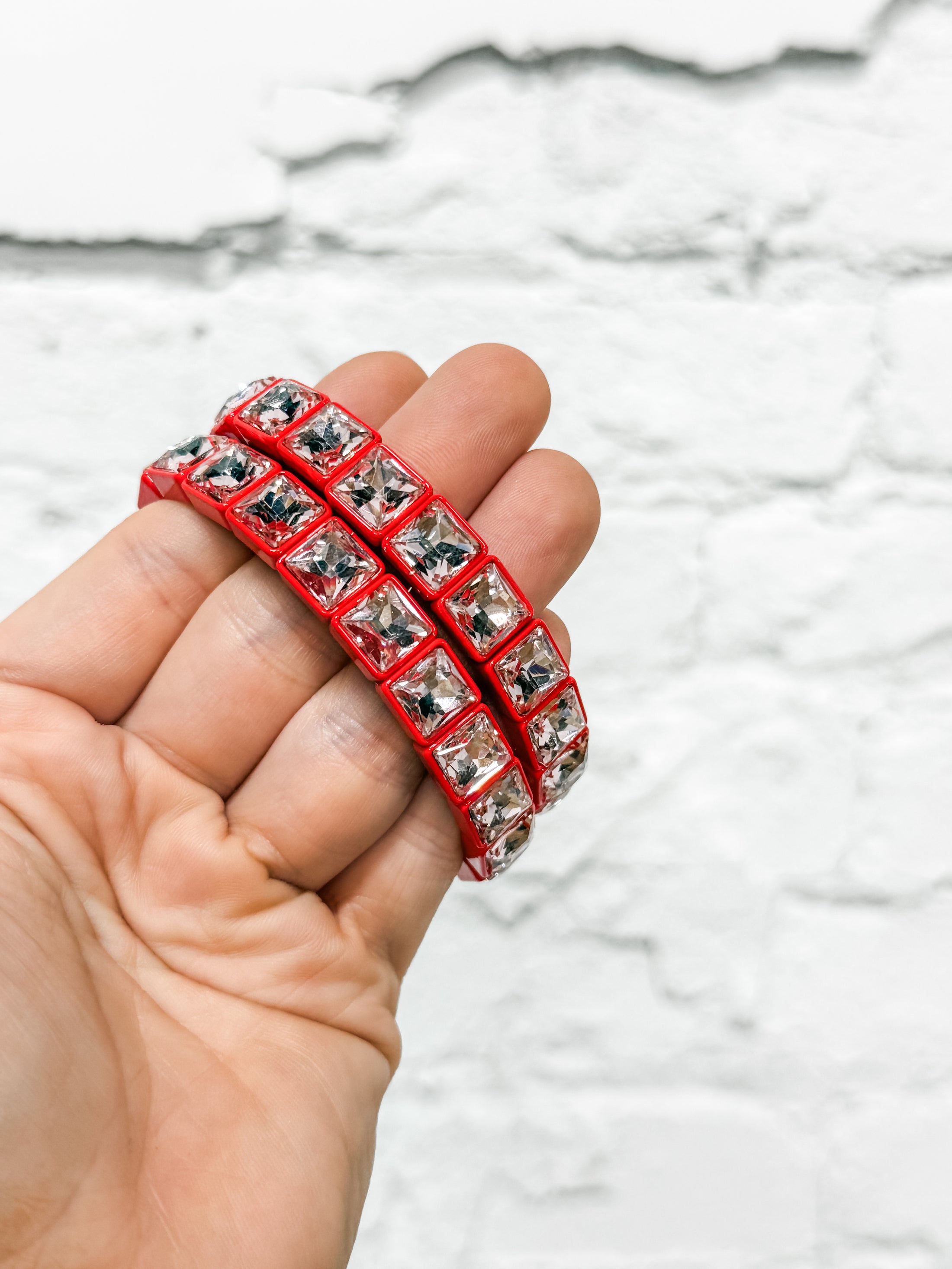 Libby Bracelet - Red//Pink