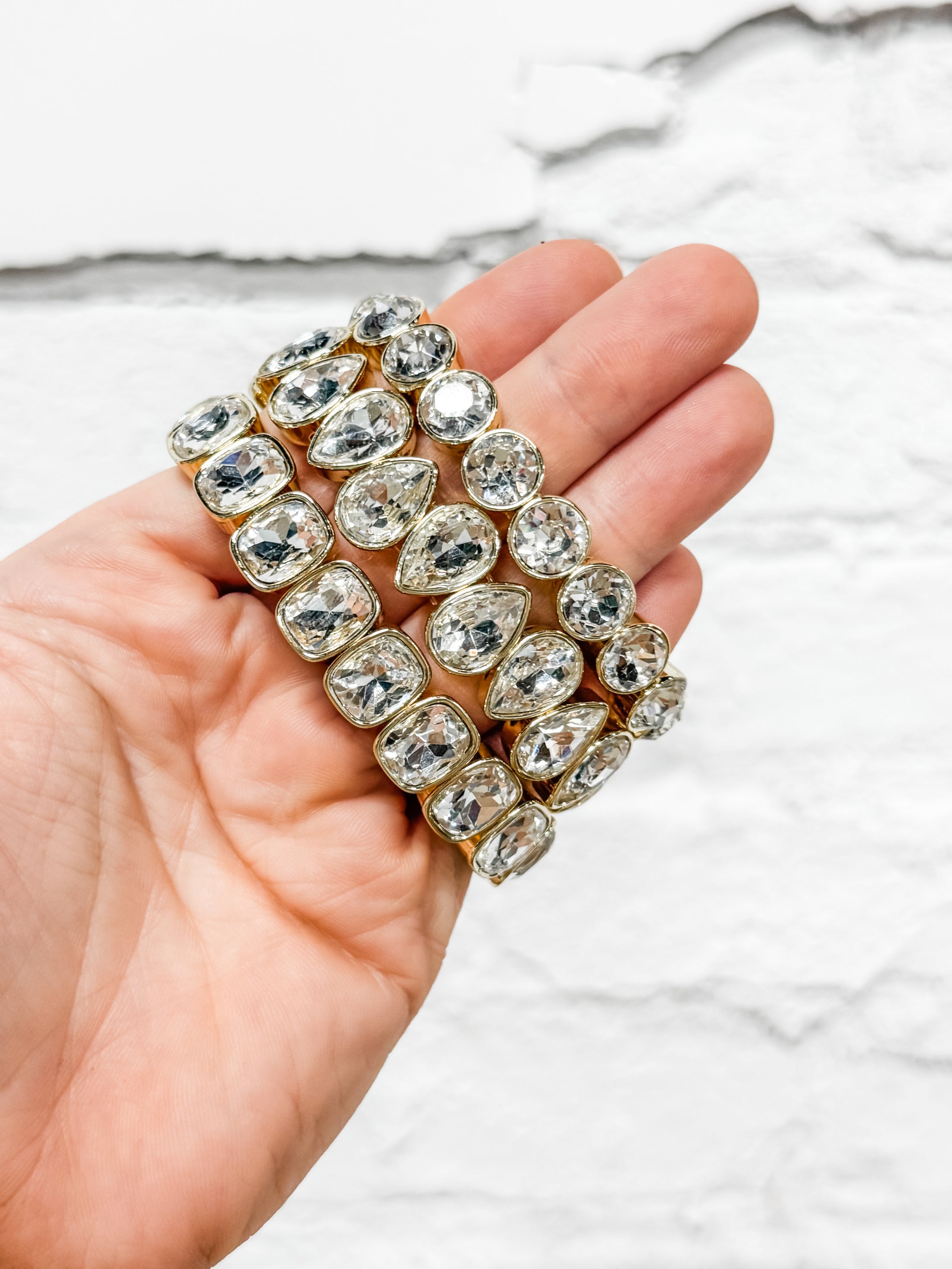 Laverne Bracelet Set - Clear
