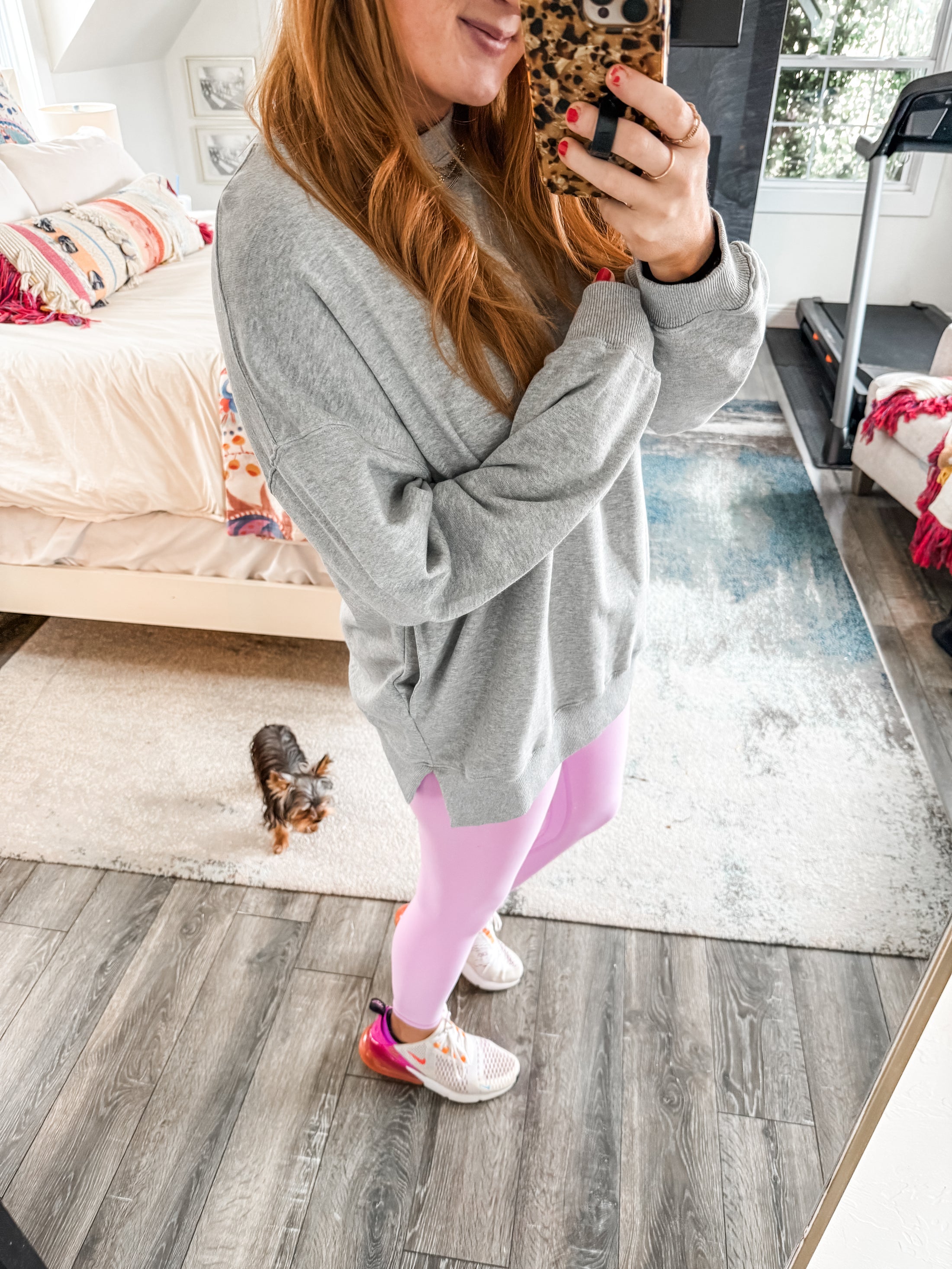 Mila Oversized Pullover - Heather Gray