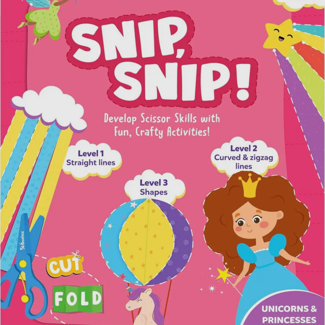 Snip Snip Scissor Skills - Unicorn and Princesses