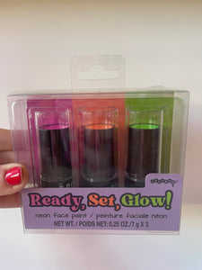 Ready! Set! Glow! Neon Face Paint