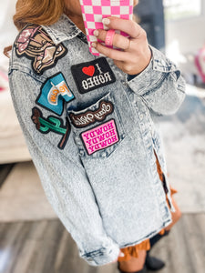 Reese Patchwork Denim Top