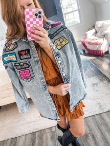 Reese Patchwork Denim Top