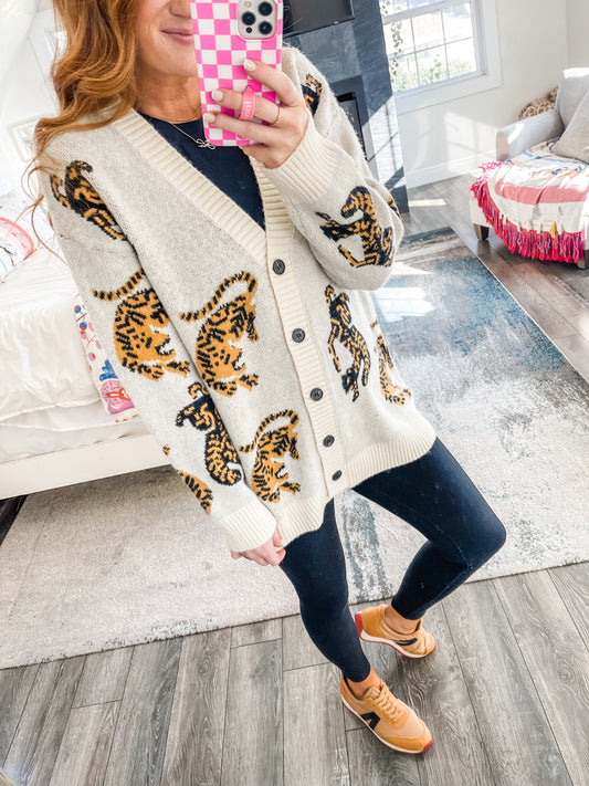 Wild Thing Tiger Cardigan