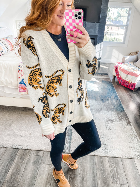 Wild Thing Tiger Cardigan