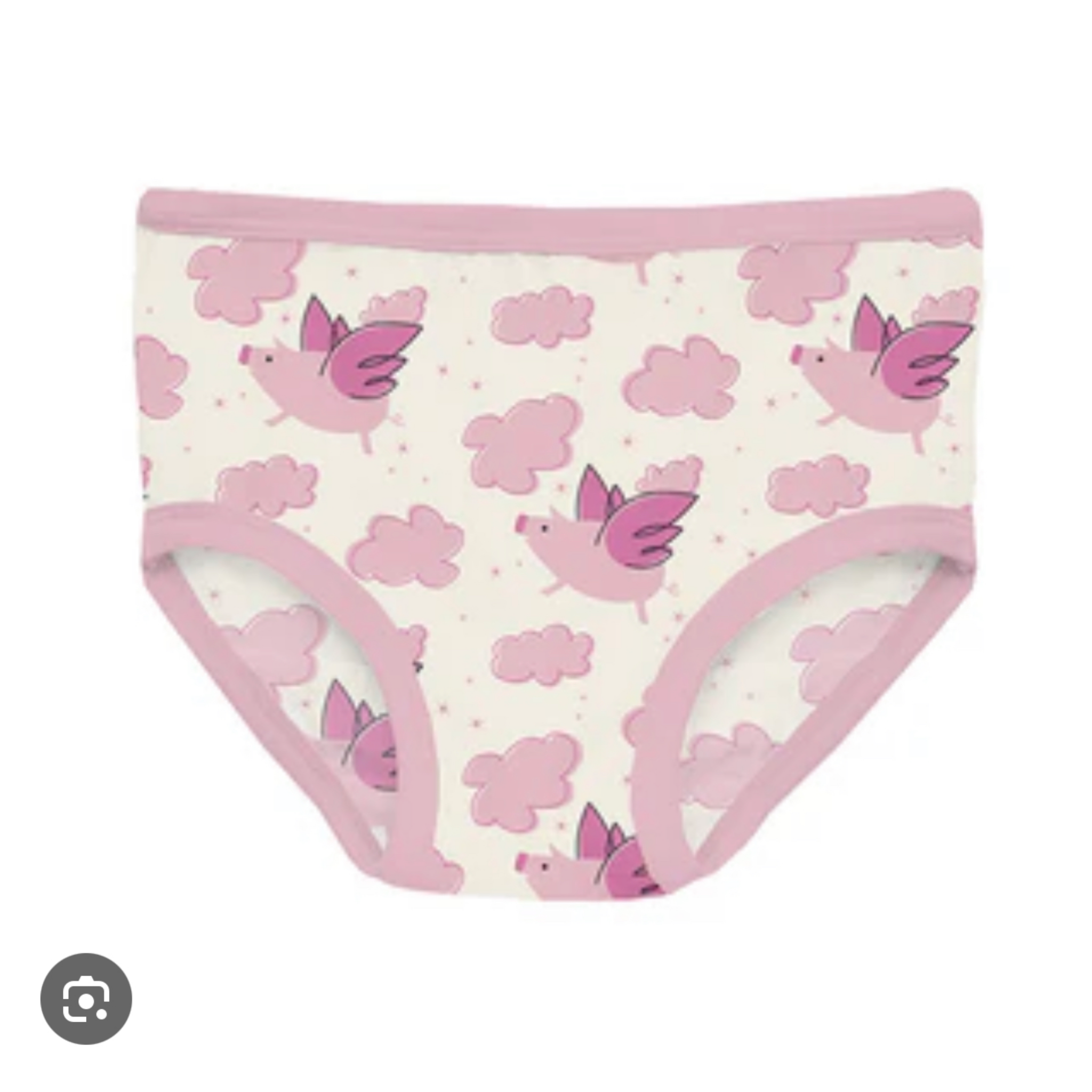 Kickee Pants Panties - Natural Pigs Flying