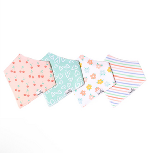 Copper Pearl Bandana Bibs - Cheery