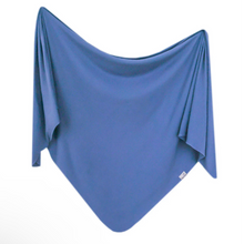 Load image into Gallery viewer, Copper Pearl Swaddle - Indigo Rib Knit
