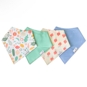 Copper Pearl Bandana Bibs - Veggies