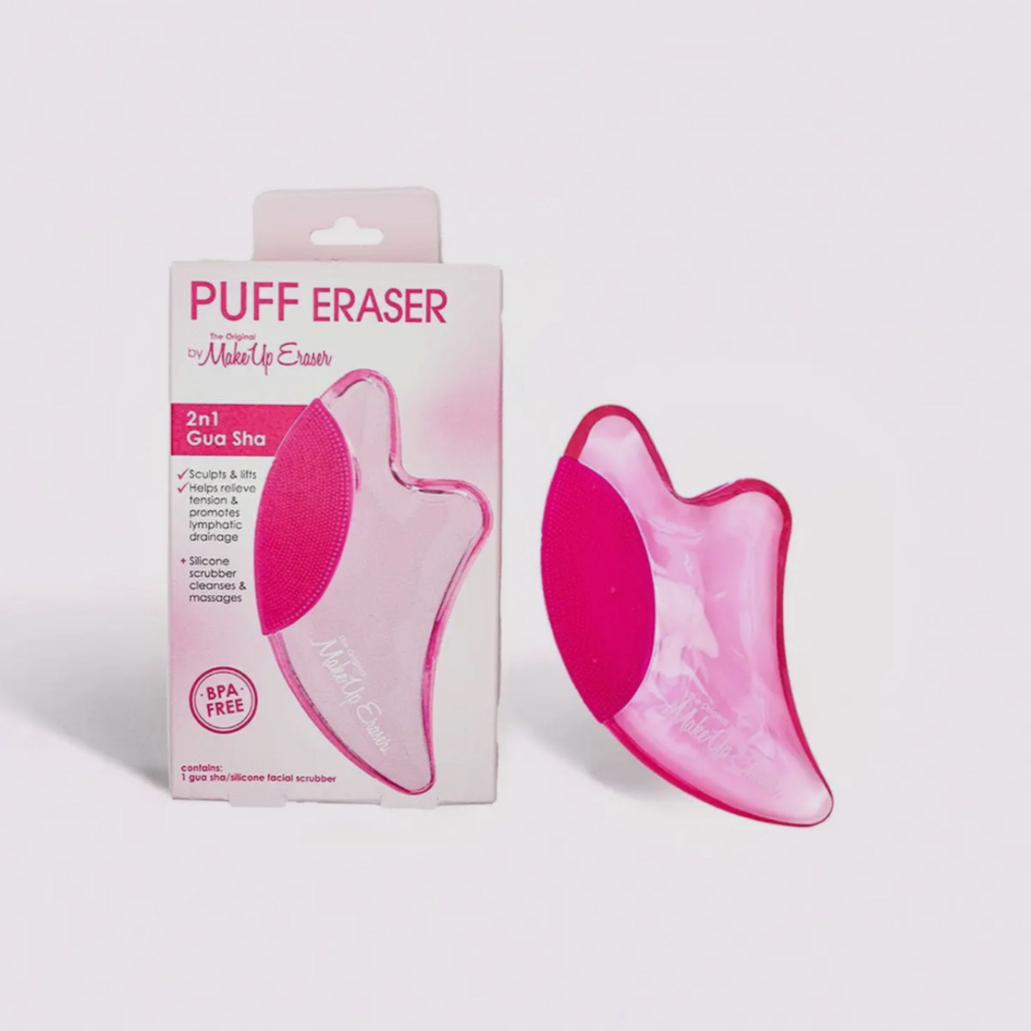 Puff Eraser: 2in1 Gua Sha