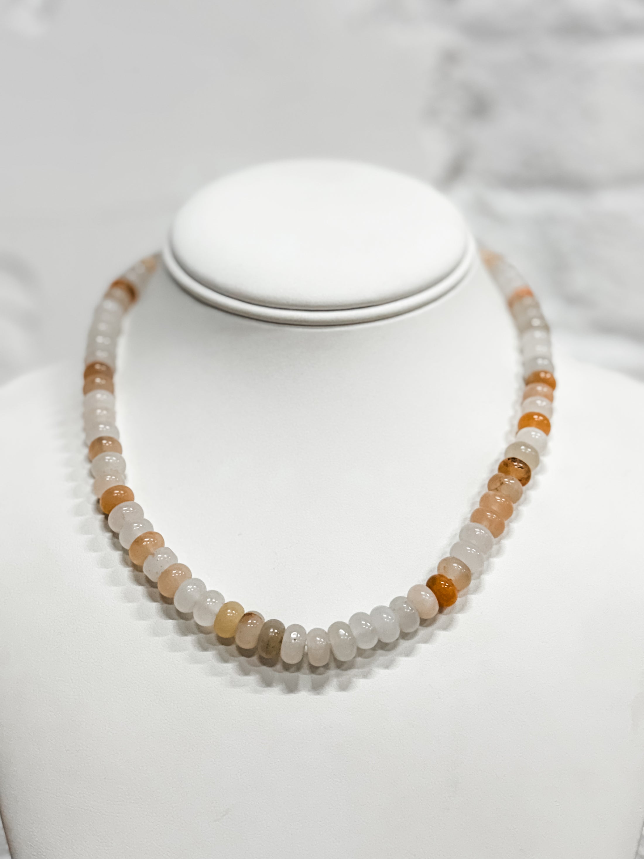 Sand Dune Glass Bead Necklace
