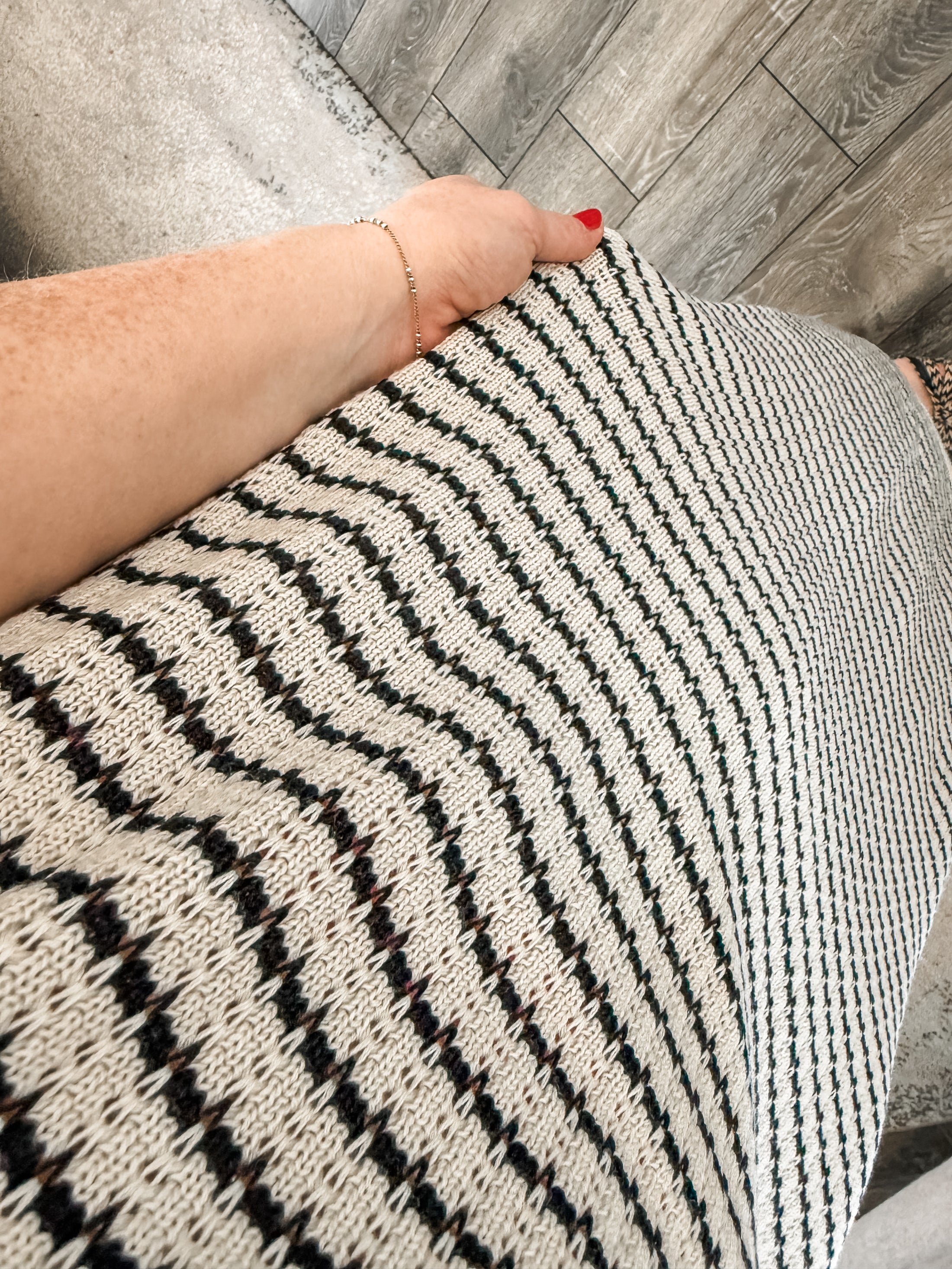 Mallorie Striped Sweater Dress