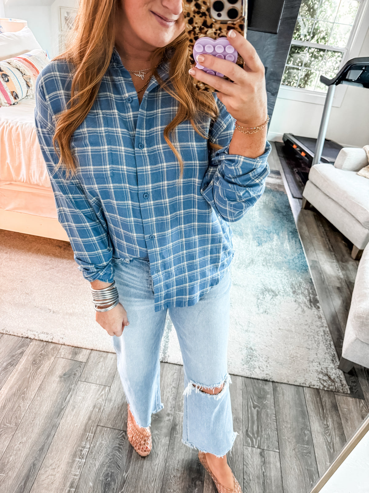Z Supply River Plaid Button Up