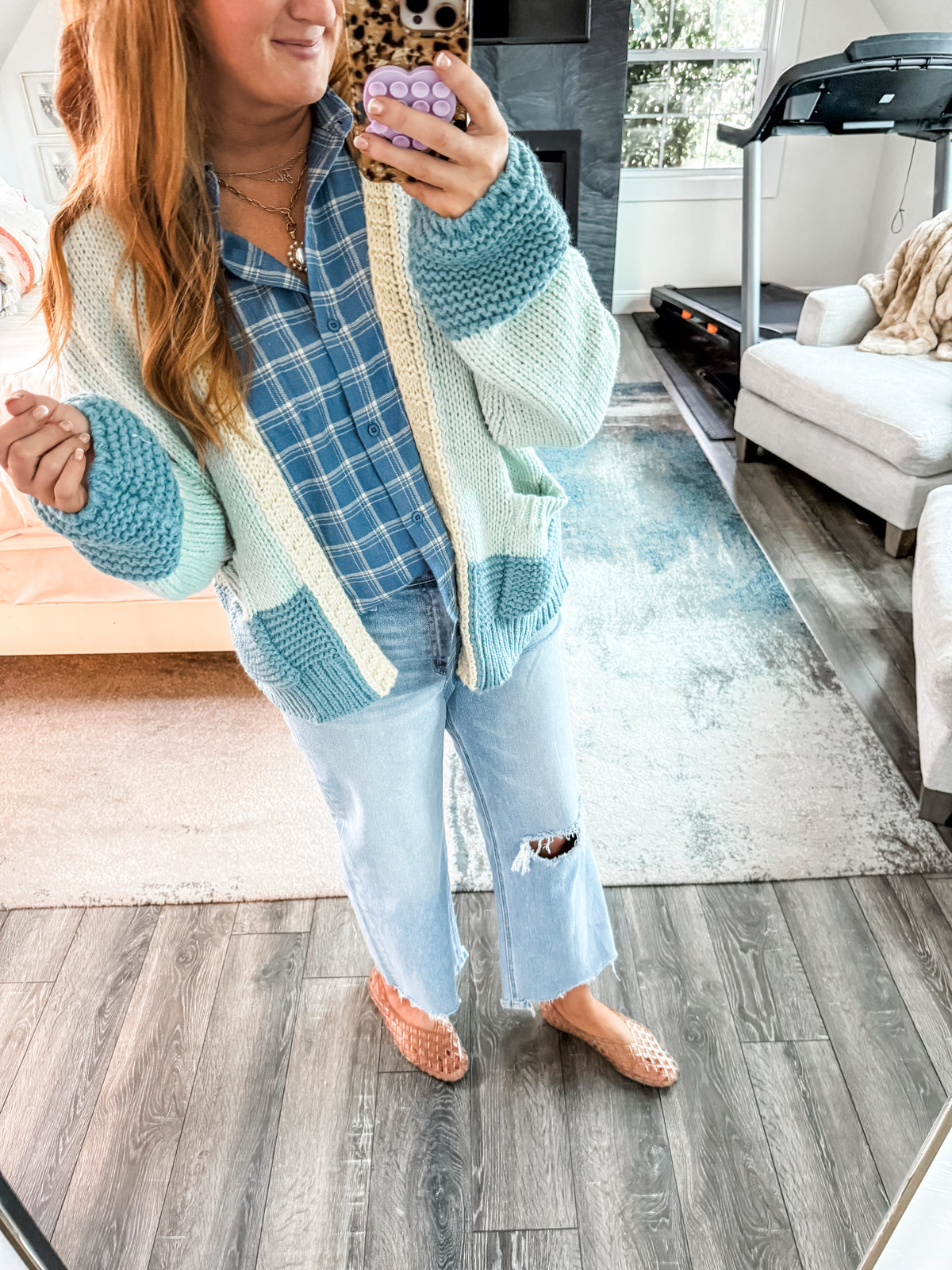 Hattie Colorblock Cardigan
