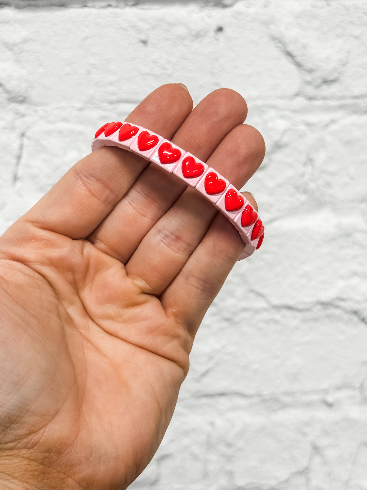 Hartley Pink + Red Bracelet