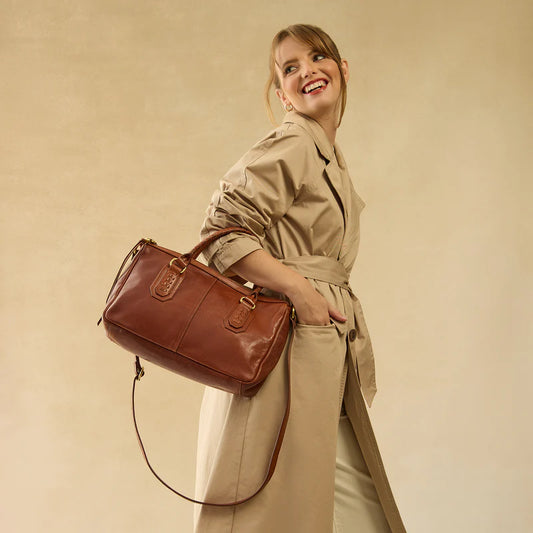 Hobo Expedition Satchel - Patina Leather