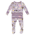 Load image into Gallery viewer, Kickee Pants 2 Way Zipper Ruffle Footie - Thistle Morning on the Farm
