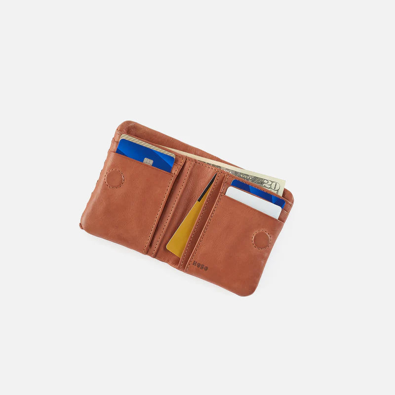 Hobo Lumen Mini Wallet - Washout Leather Harvest Wheat
