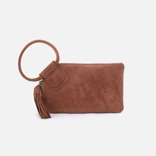 Hobo Sable Wristlet - Burnished Saddle