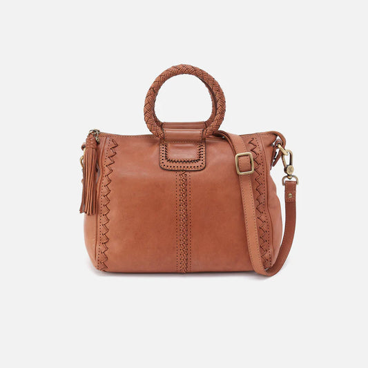 Hobo Sheila Medium Satchel - Washed Leather Harvest Wheat