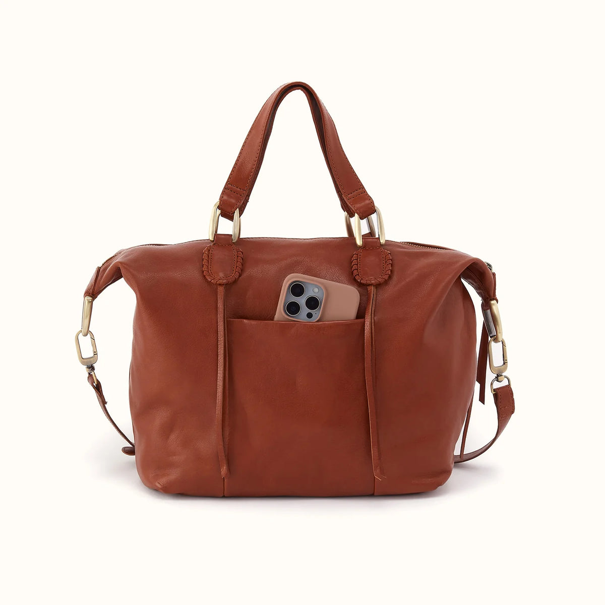 Hobo Harley Satchel - Kindling Brown