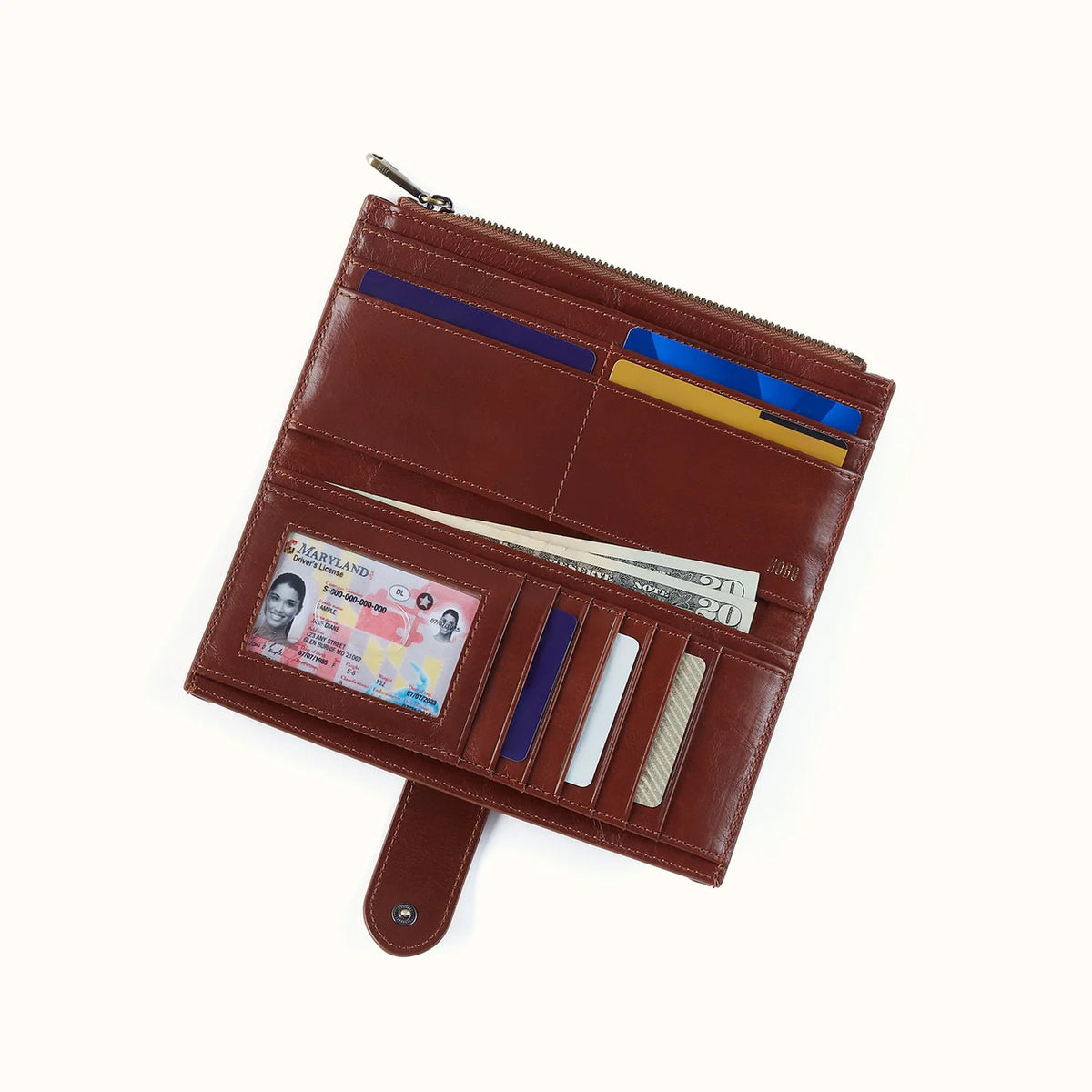 Hobo Dunn Continental Wallet - Harvest Root