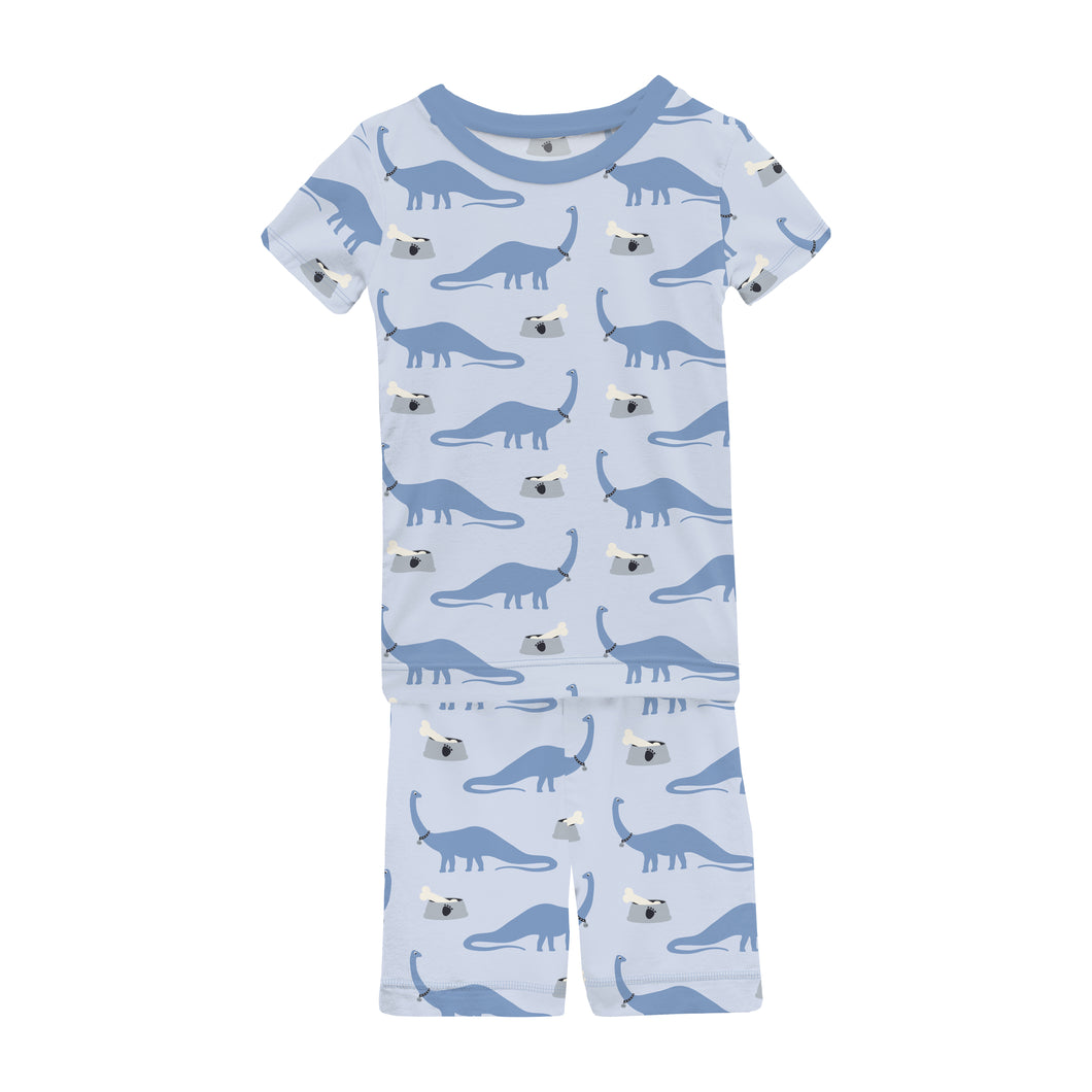 Kickee Pants PJ Set - Dew Pet Dino