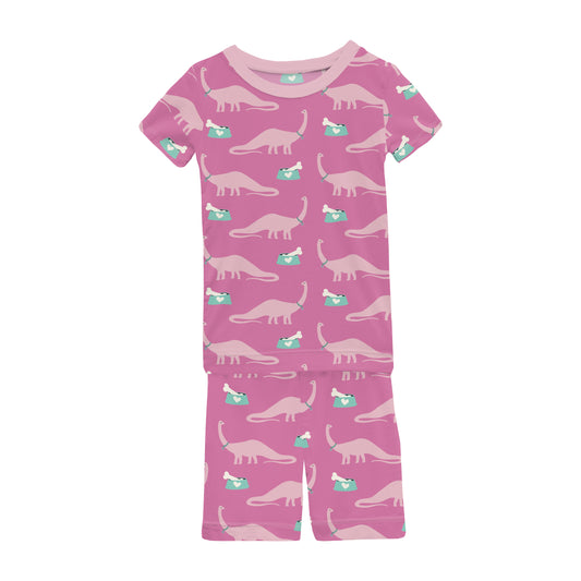 Kickee Pants PJ Set - Tulip Pet Dino