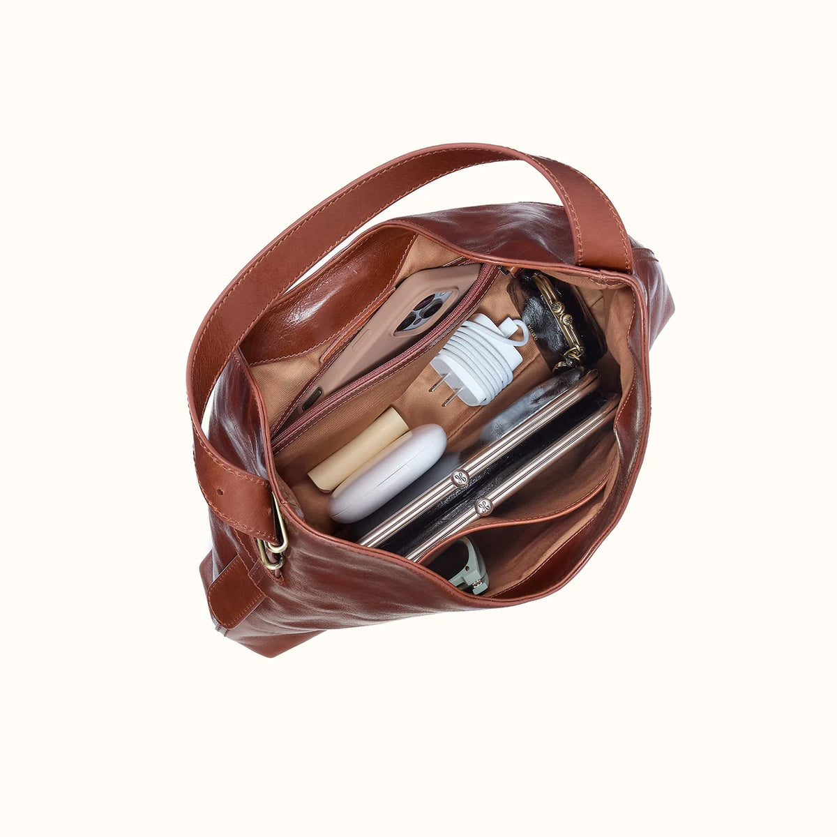 Hobo Atlas Bag - Patina Leather Pecan Ridge