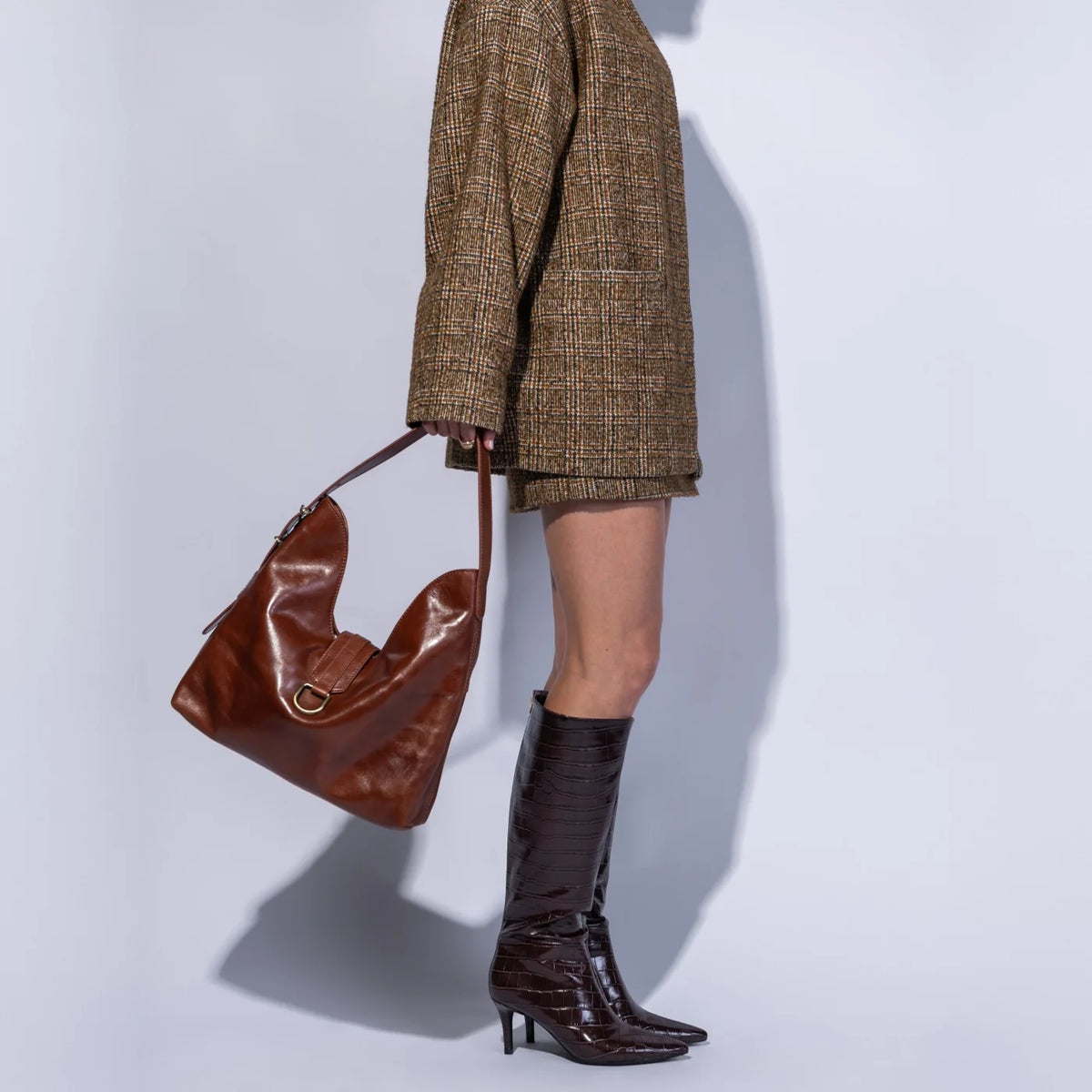 Hobo Atlas Bag - Patina Leather Pecan Ridge