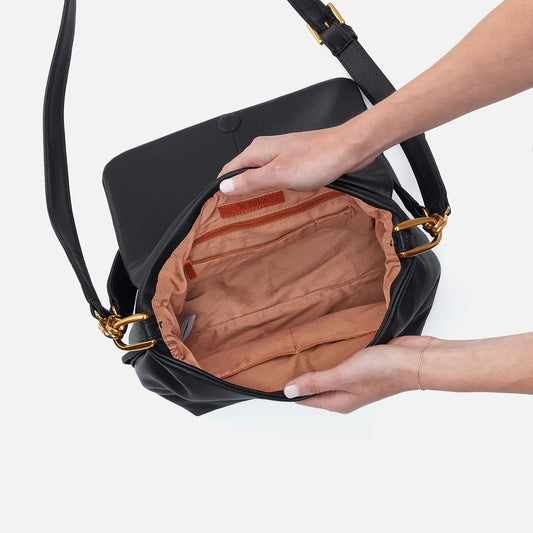 Hobo Harley Convertible Crossbody Bag - Black