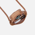 Load image into Gallery viewer, Hobo Fern Zip Flap Crossbody - Pebbled Leather Timber Brown
