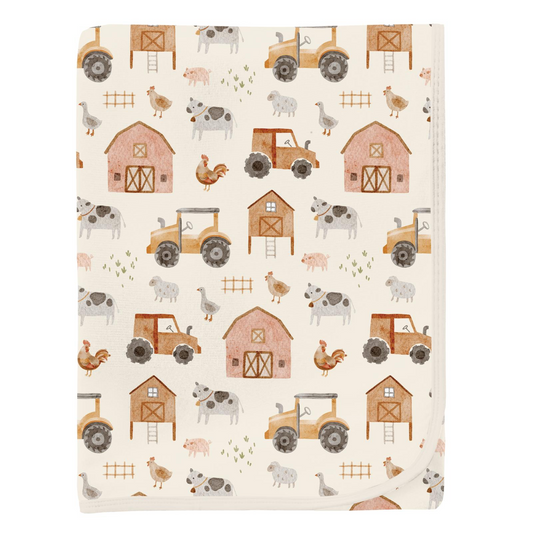 Kickee Pants Swaddle Blanket - Natural Farm Life