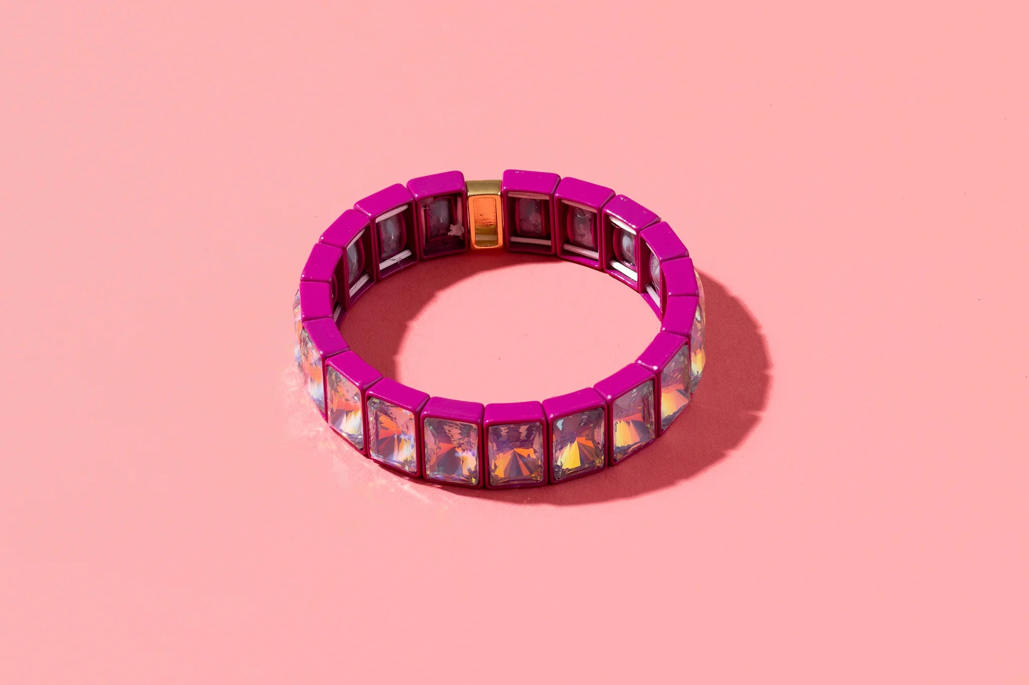 Estelle Bracelet - Dark Pink
